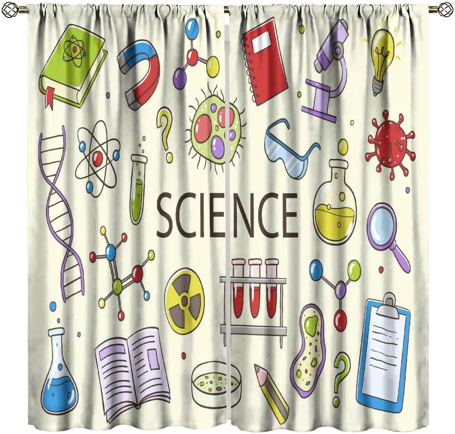 Tirai Sains Dekorasi Kelas STE - Science Nursery ulasan dan harga